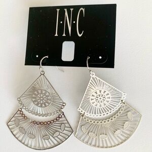 INC International Concepts Silver Dangle Earrings